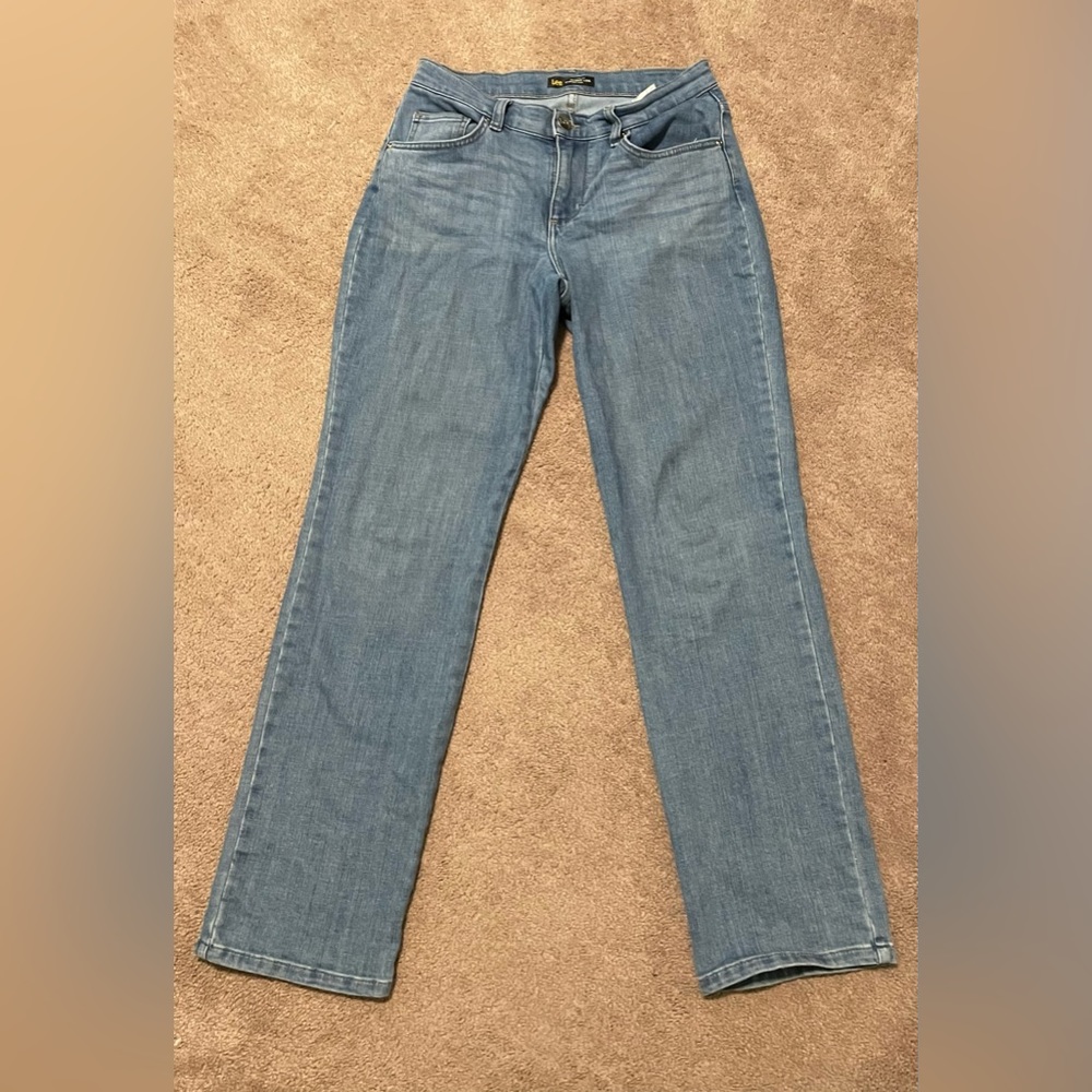 Straight leg jeans